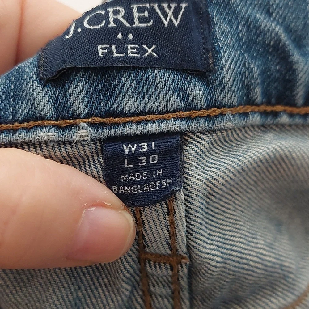 J. Crew Men's Size 31 Jeans Straight Flex Re-Imagined